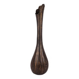 Alumínium magas padlóváza 75 cm – antik arany