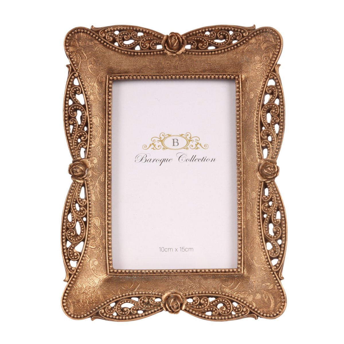 Vintage képkeret 10 × 15 cm – arany