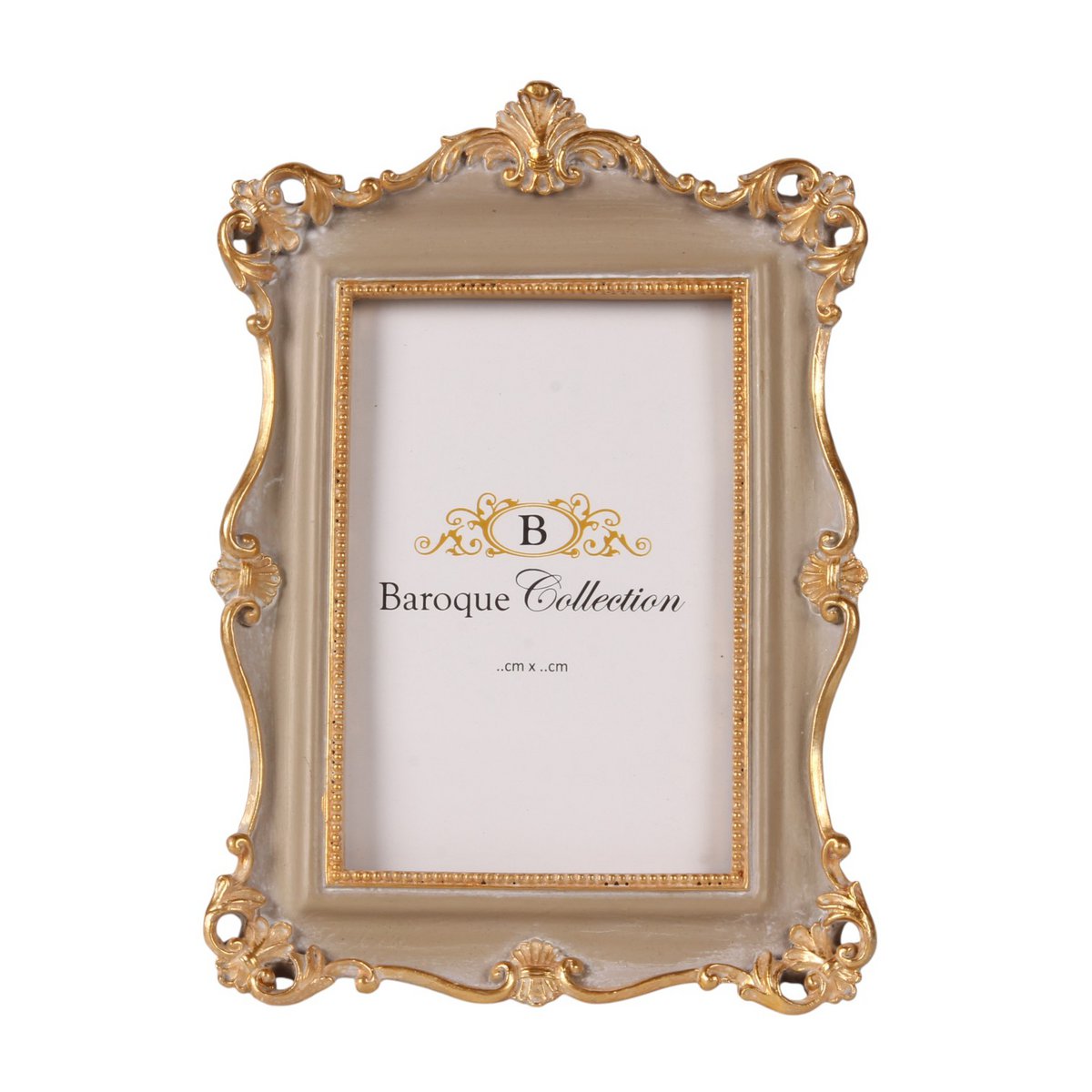 Vintage képkeret 10 × 15 cm – taupe