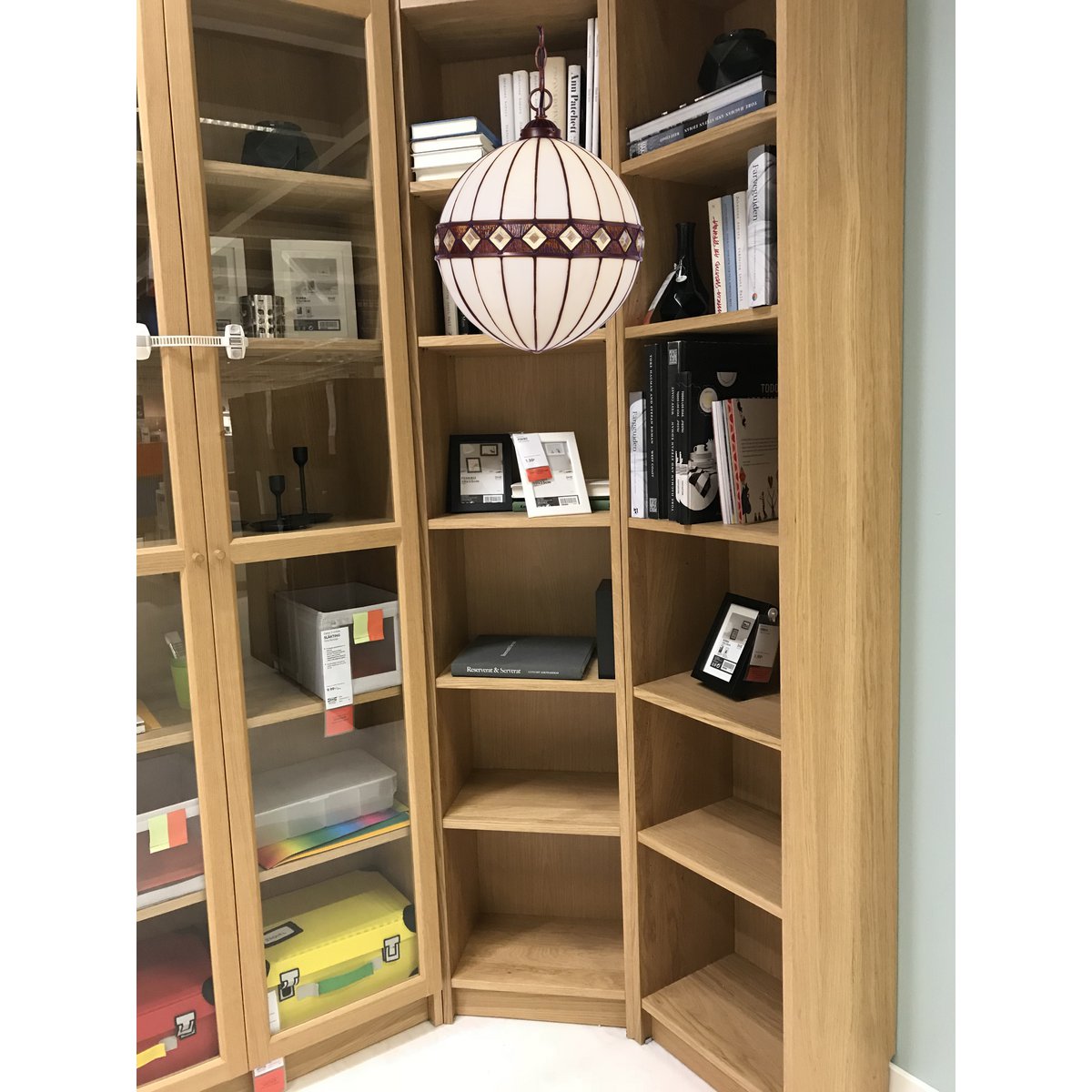 Tiffany függőlámpa 30 cm – Illumina, fehér