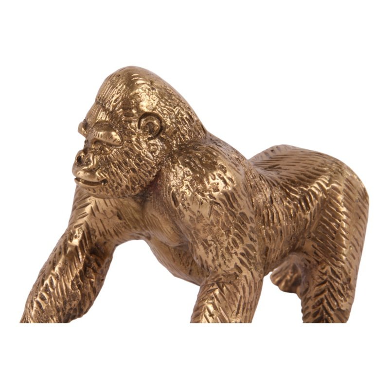 Dekor figura gorilla 11,5 cm – barna