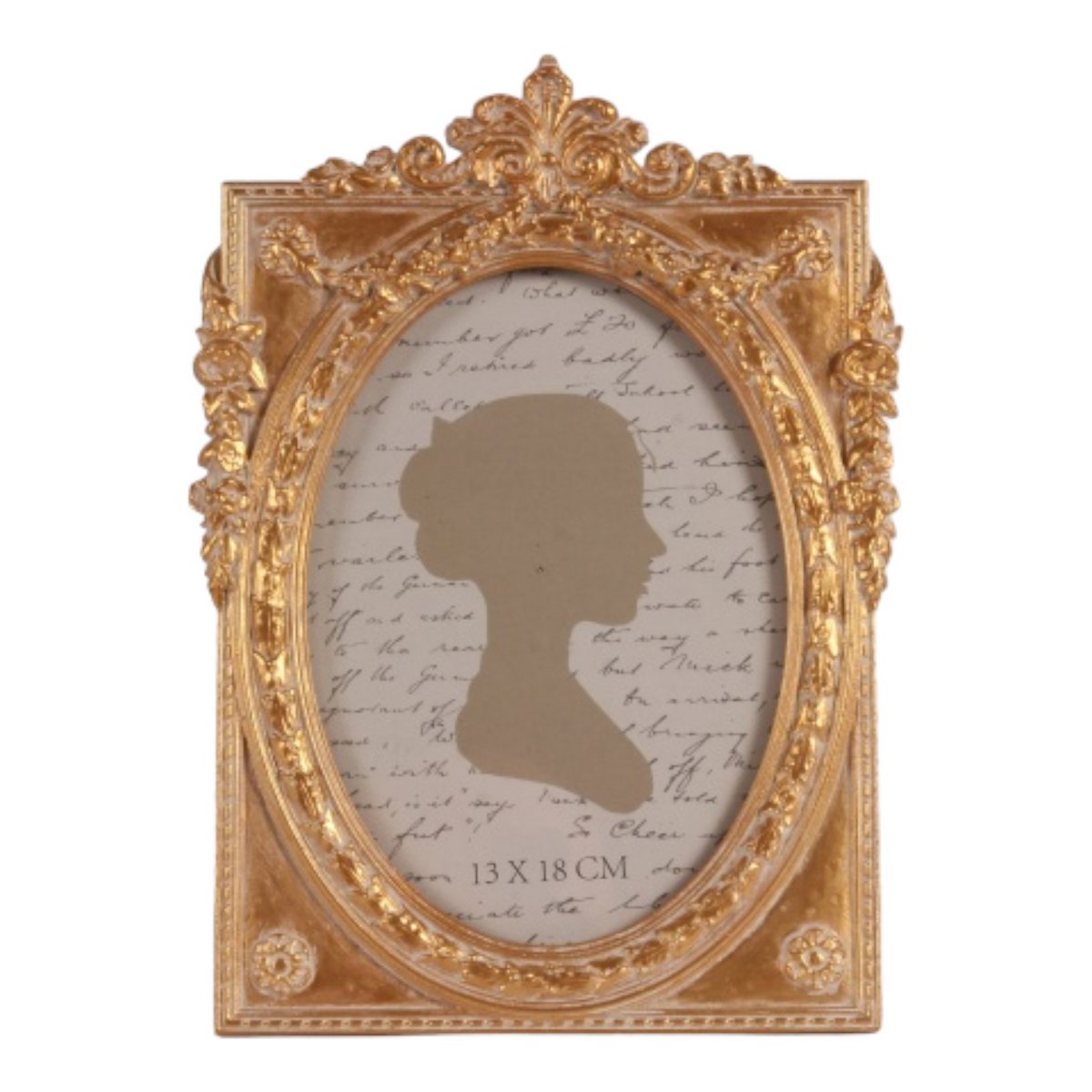 Vintage képkeret 13 × 18 cm – arany