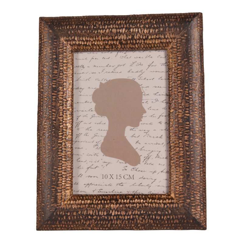 Vintage képkeret 10 × 15 cm – arany