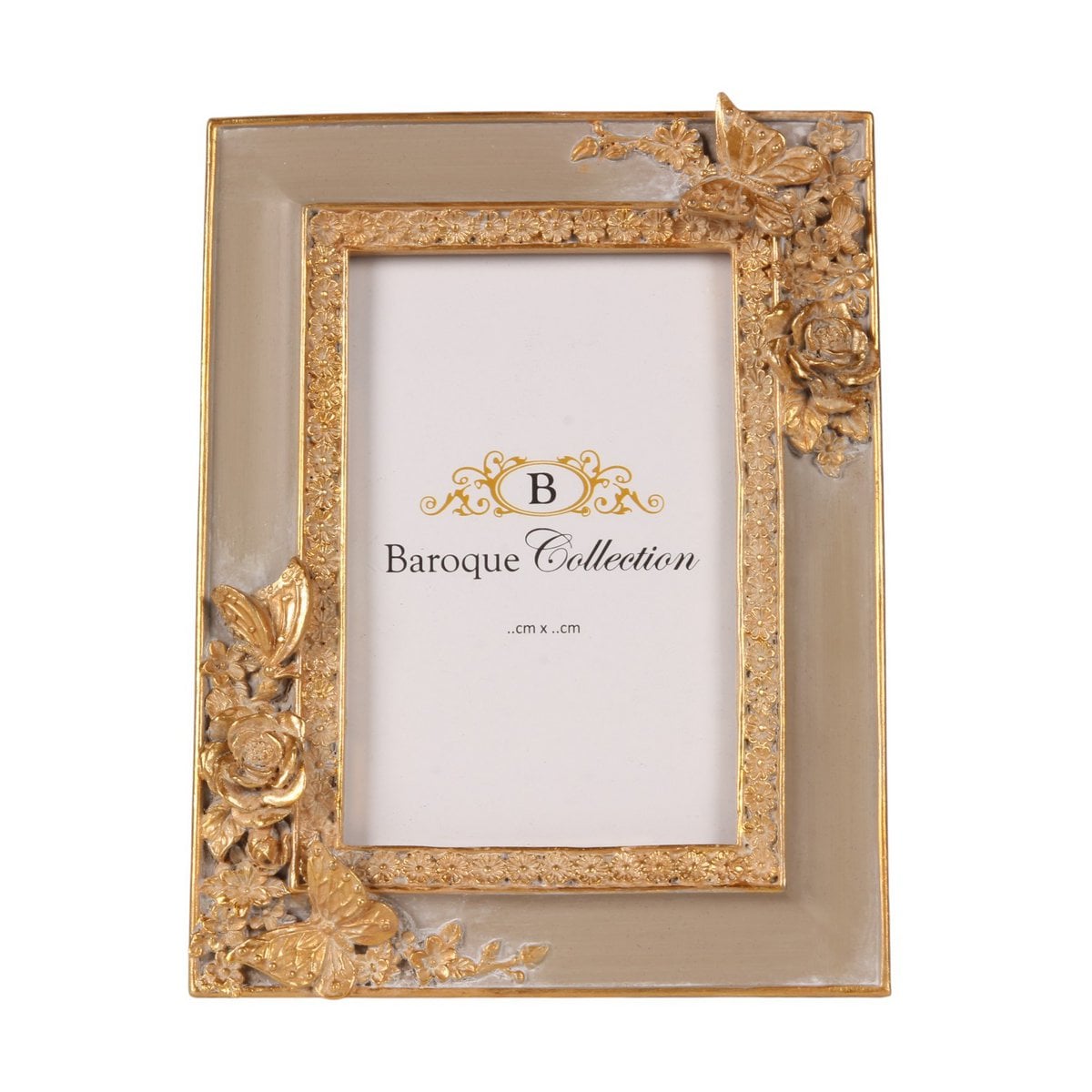 Vintage képkeret 10 × 15 cm – taupe