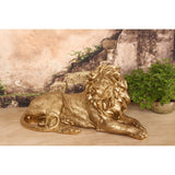 Dekor figura oroszlán 39 cm – arany