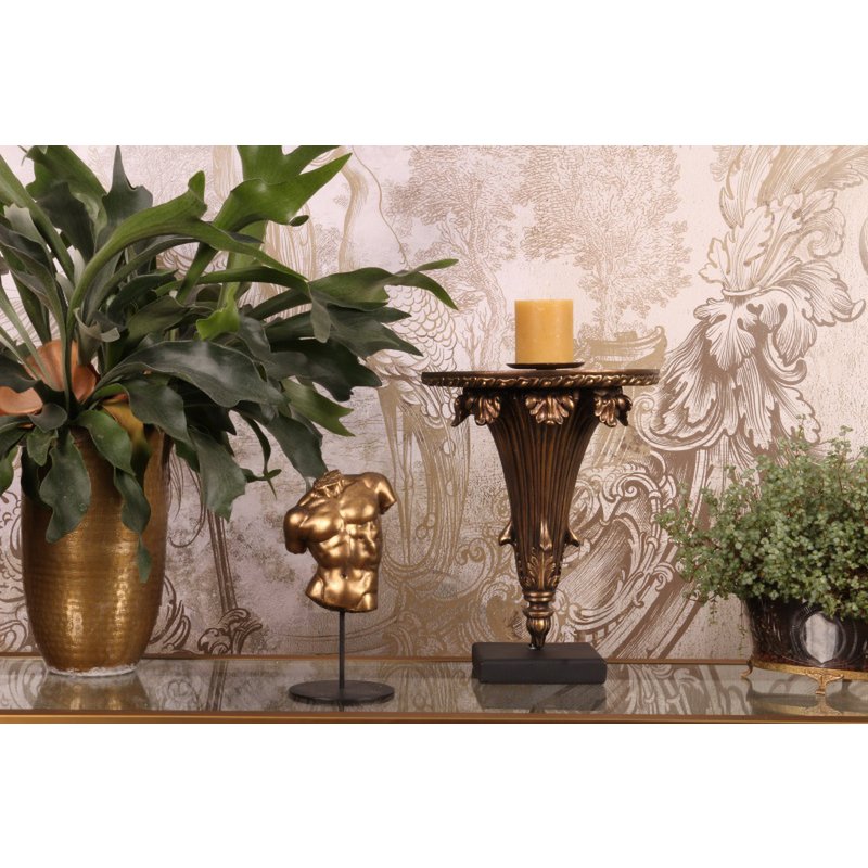 Dekor figura férfi büszt 26 cm – arany