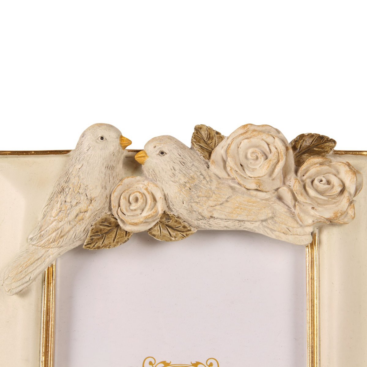 Vintage képkeret 10 × 15 cm – krémszínű
