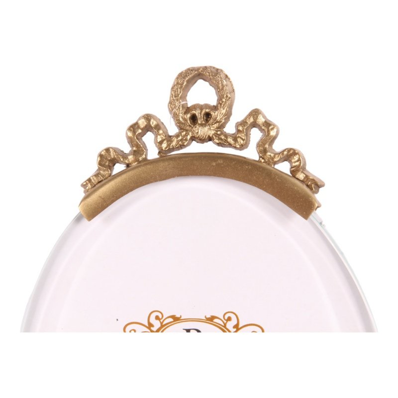 Vintage képkeret 13 × 18 cm – ovális, arany