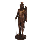 Dekor figura úr madárral 53,5 cm