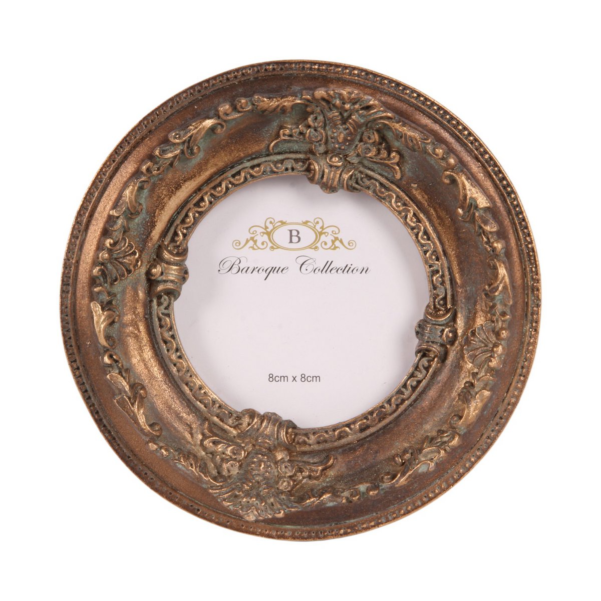 Vintage képkeret 8 × 8 cm – arany