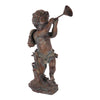 Dekor figura angyal 38 cm – barna