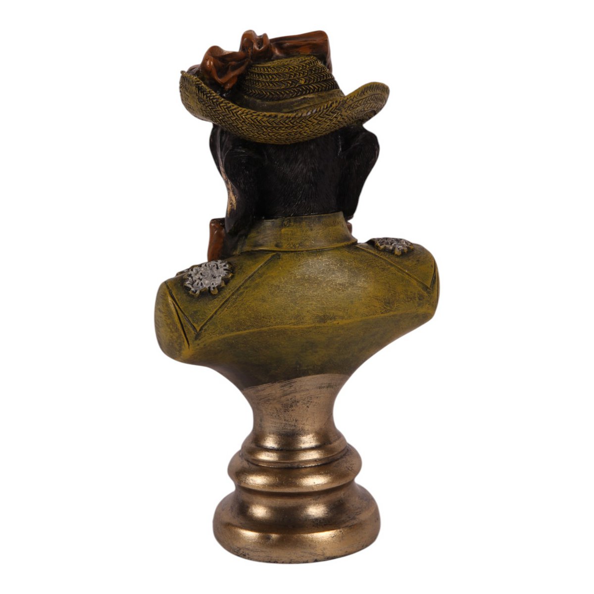 Barokk dekor figura kutya 17 cm