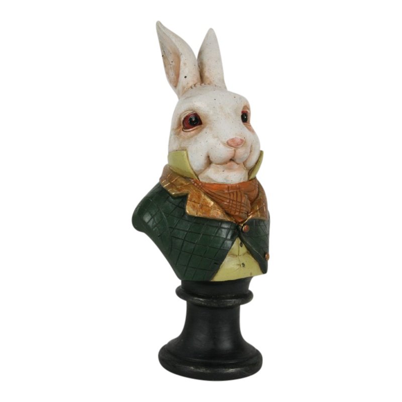 Barokk dekor figura nyúl 27 cm