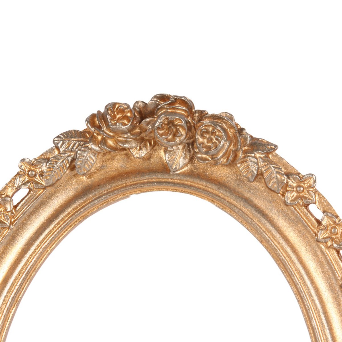 Vintage képkeret 13 × 18 cm – ovális, arany