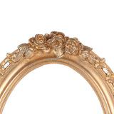 Vintage képkeret 13 × 18 cm – ovális, arany