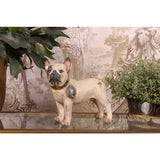 Dekor figura francia bulldog 32 cm – bézs
