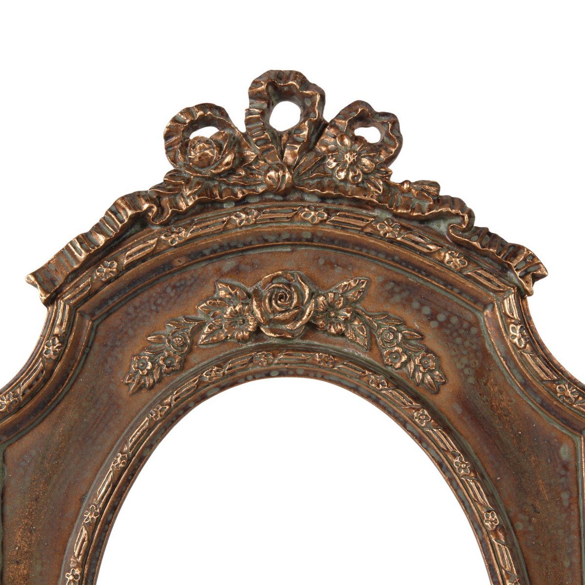 Vintage képkeret 10 × 15 cm – ovális, arany