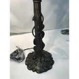 Tiffany asztali lámpa 40 cm – Belle Amber, borostyán