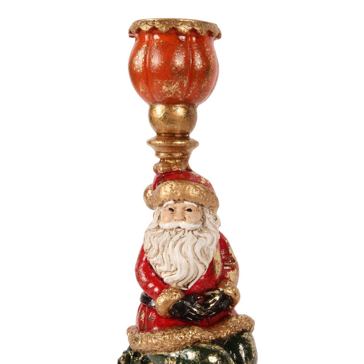 Karácsonyi gyertyatartó 12 cm – arany