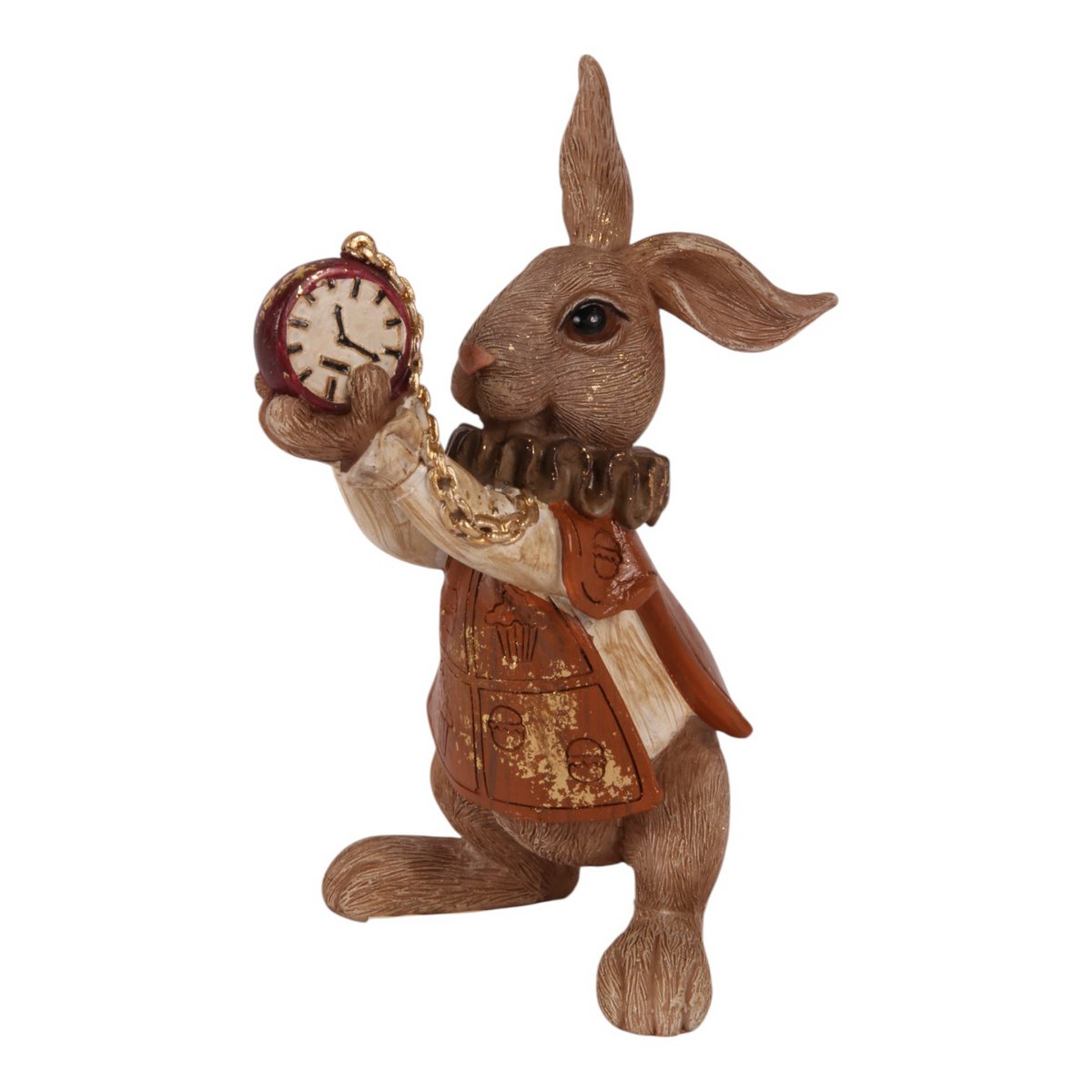 Barokk dekor figura nyúl 13 cm