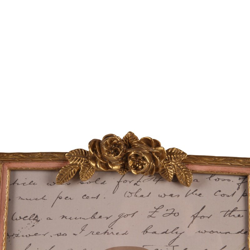 Vintage képkeret 20 × 25 cm – rózsaszín
