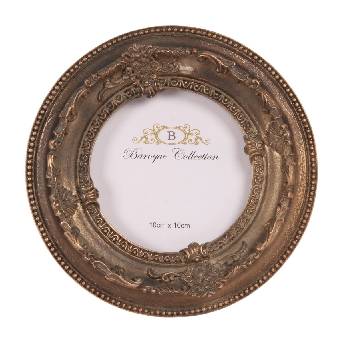 Vintage képkeret 10 × 10 cm – arany