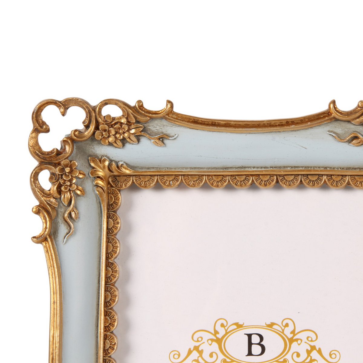 Vintage képkeret 13 × 18 cm – kék
