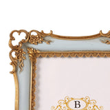 Vintage képkeret 13 × 18 cm – kék