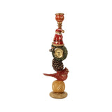 Karácsonyi gyertyatartó 12 cm – arany
