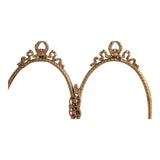 Vintage képkeret 22 cm – ovális, dupla