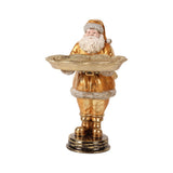 Mikulás figura tálcával 16 cm
