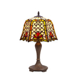 Tiffany asztali lámpa 30 cm – Compact, zöld