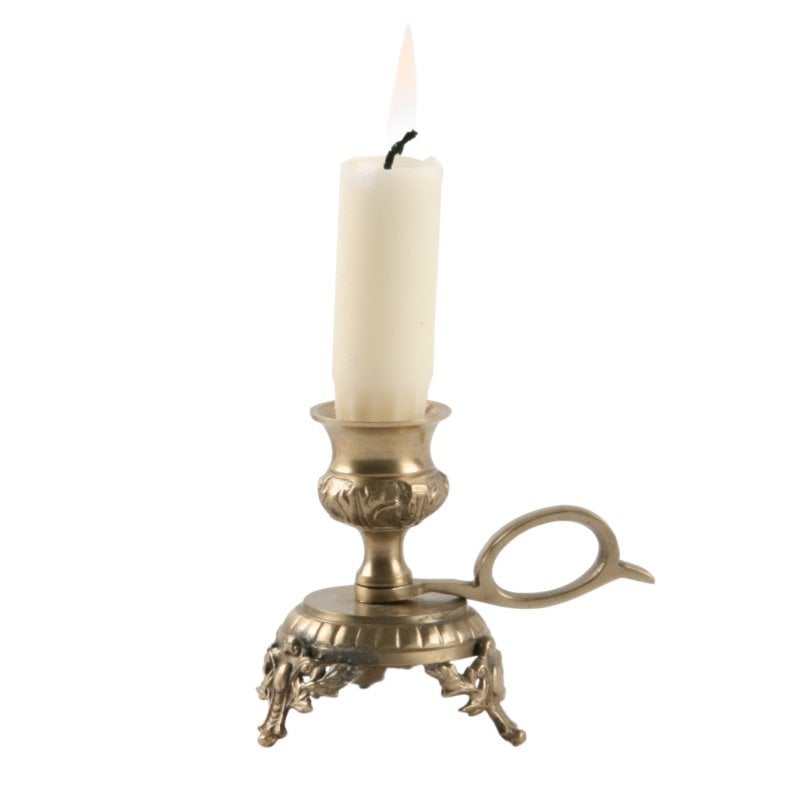 Vintage gyertyatartó 8 cm – arany