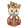 Dekor figura macska büszt 17 cm