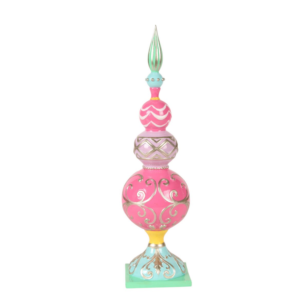 Dekor fa 38,5 cm – rózsaszín