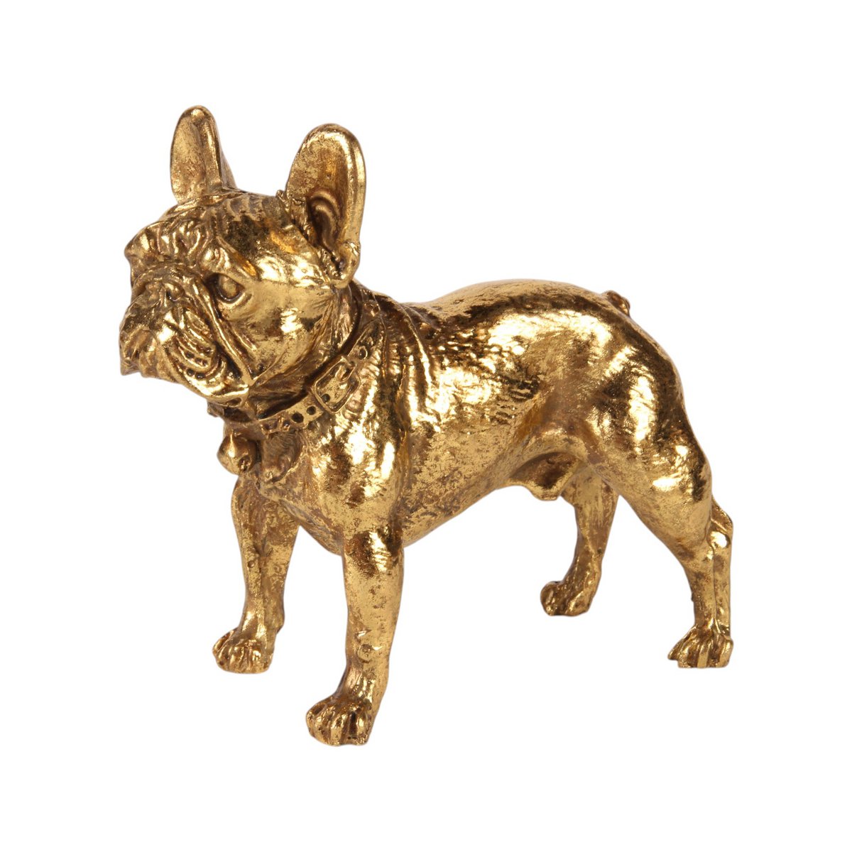 Dekor figura bulldog 12,5 cm – arany