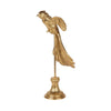 Dekor figura madár figura állványon 49,5 cm – arany