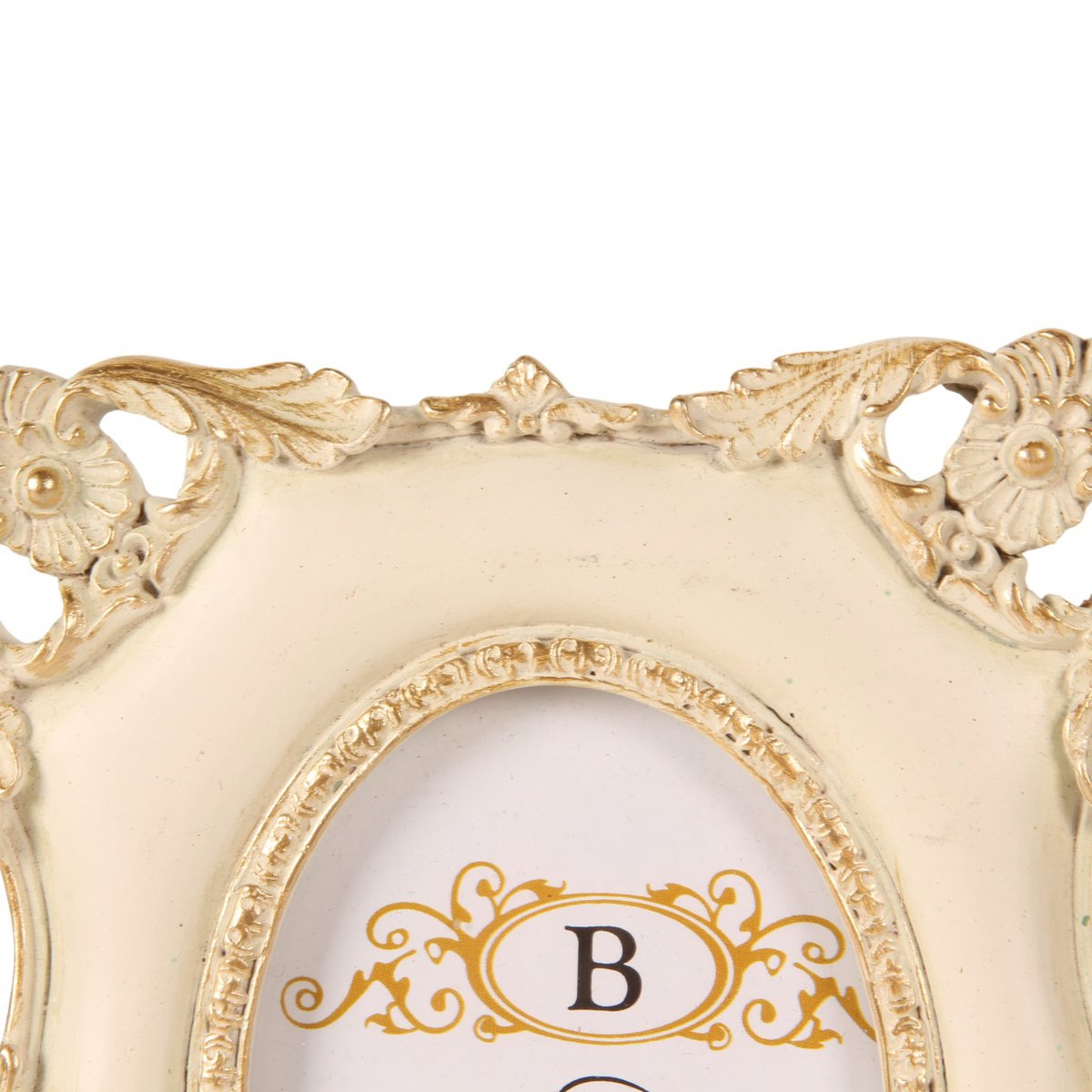 Vintage képkeret 6 × 9 cm – krémszínű