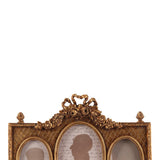 Vintage képkeret 9 × 13 cm – ovális, arany