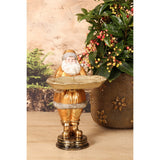 Mikulás figura tálcával 16 cm