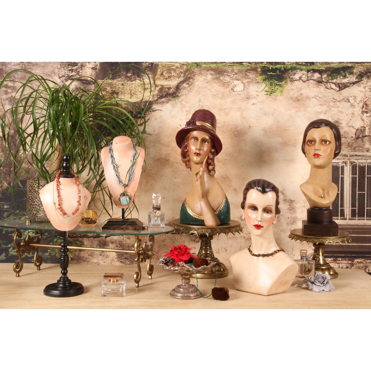 Dekor figura büszt 35 cm