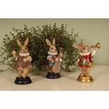 Barokk dekor figura nyúl 16 cm