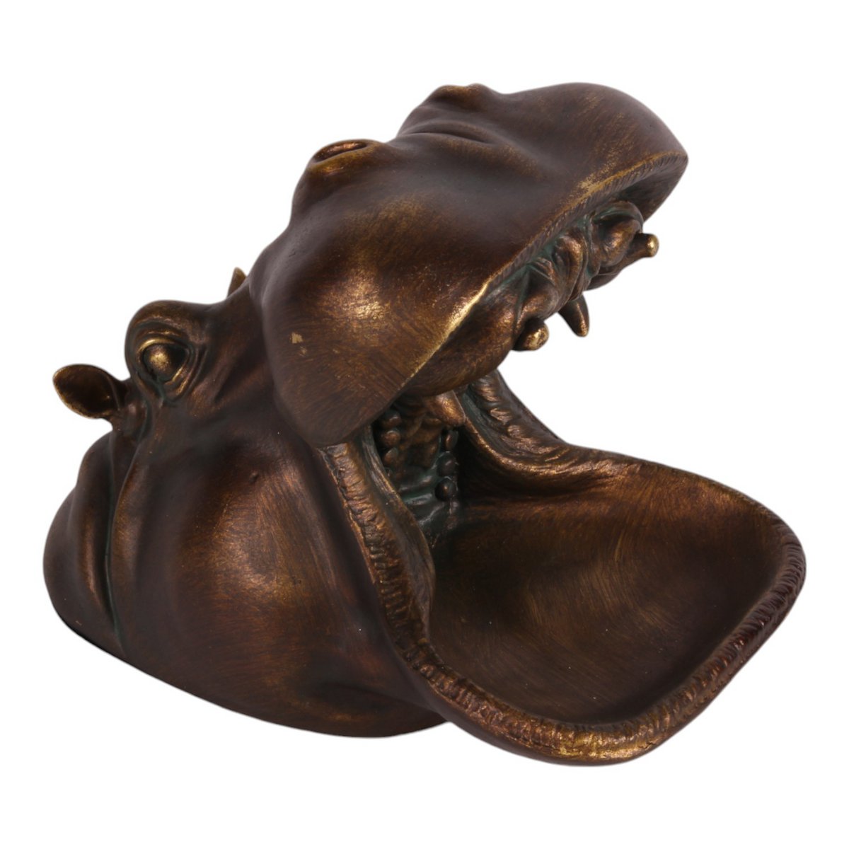 Dekor figura víziló 25,5 cm