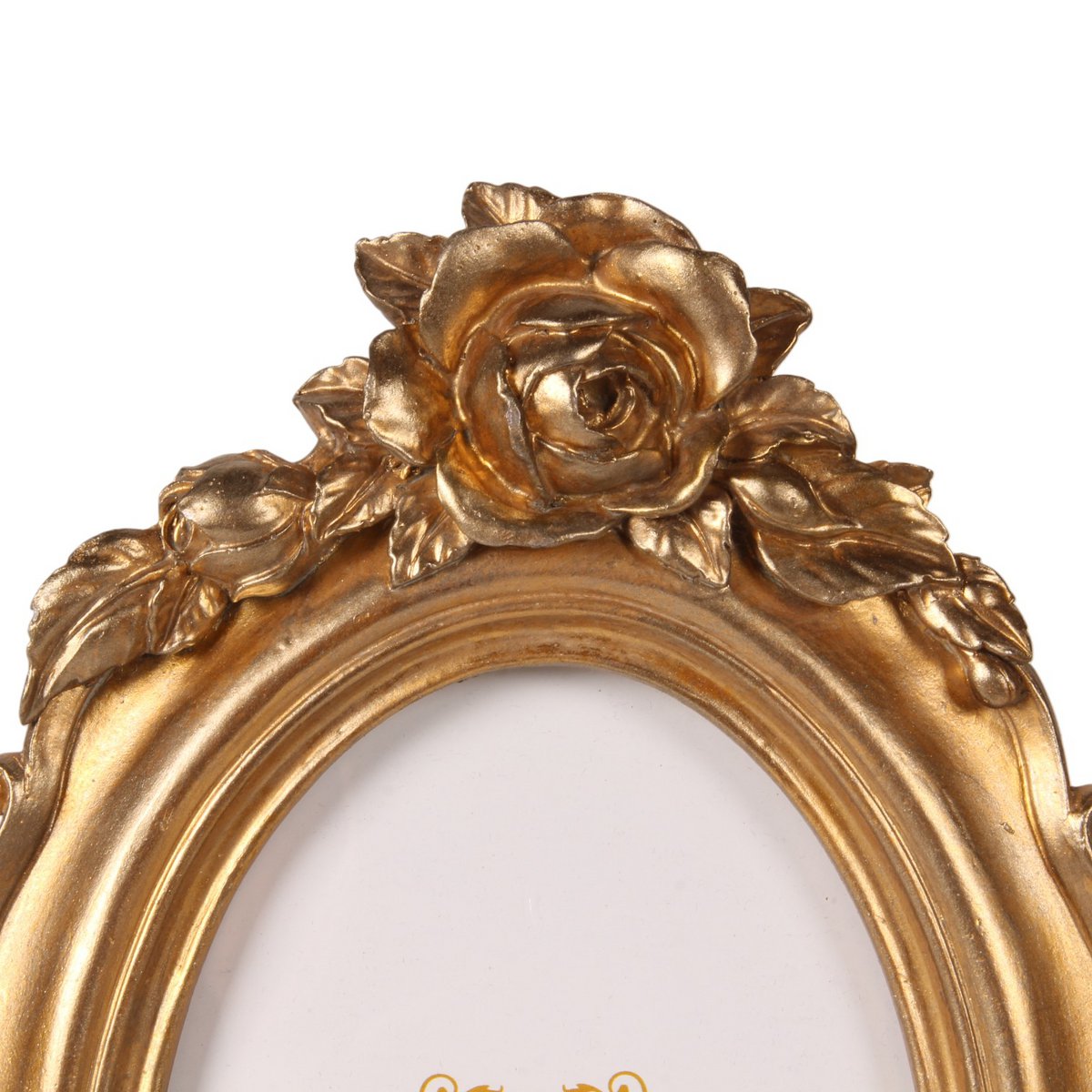 Vintage képkeret 10 × 15 cm – ovális, arany