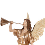 Dekor figura angyal 41 cm – bézs