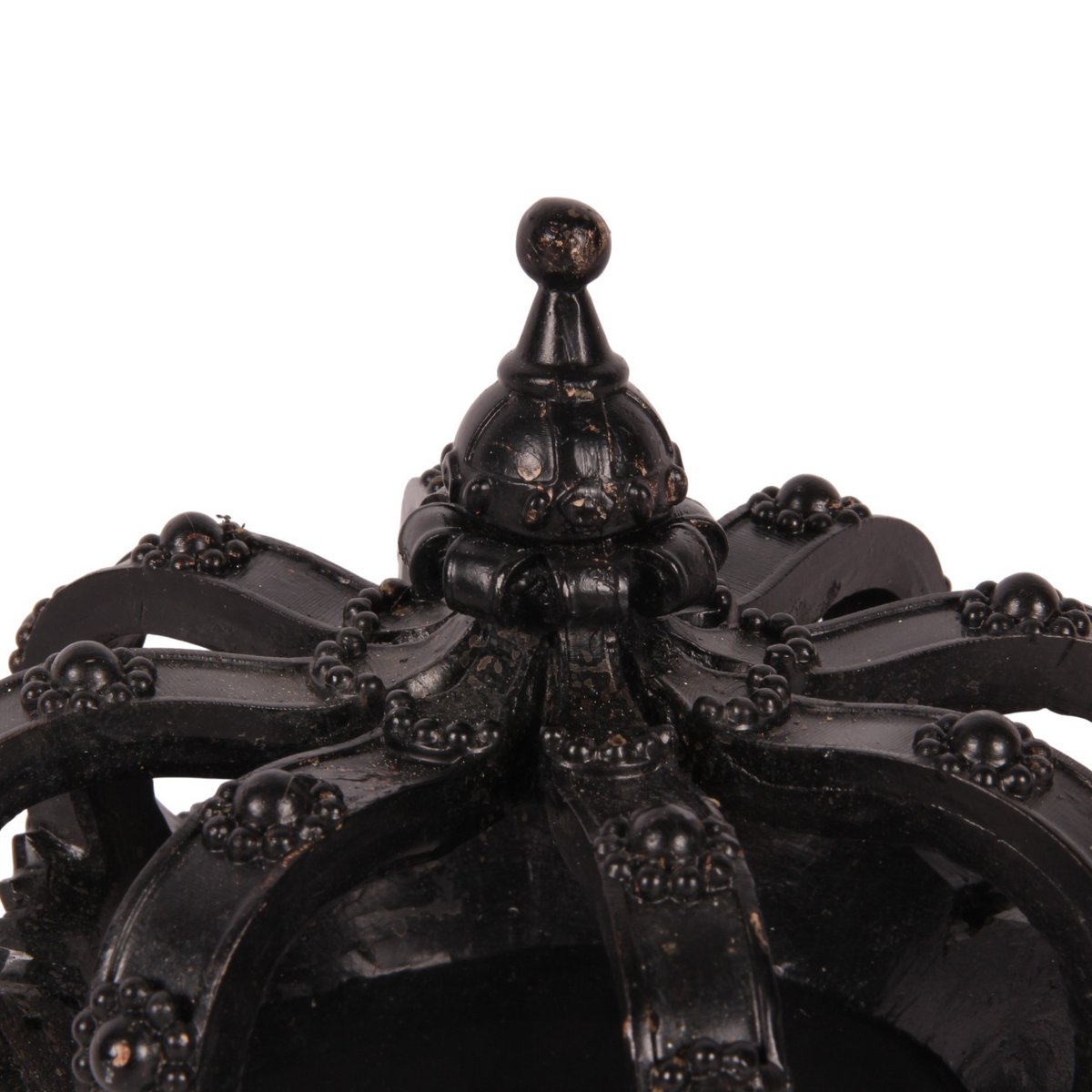 Dekor korona 13,2 cm – fekete