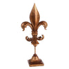 Dekor figura liliom motívum állványon 38 cm – arany