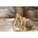 Dekor figura gorilla 11,5 cm – barna