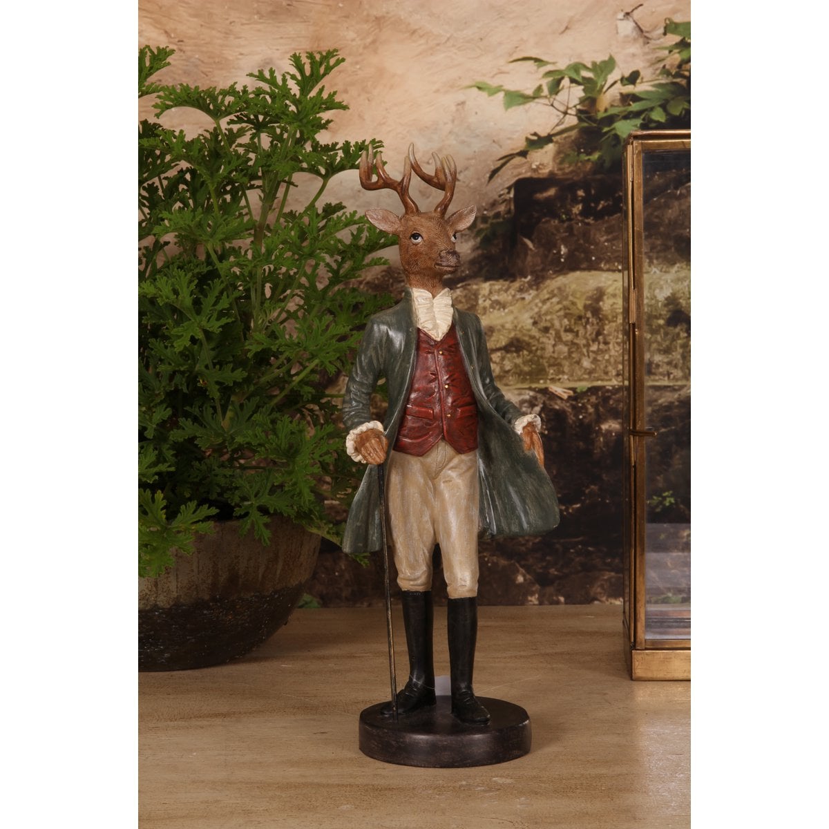 Dekor figura álló szarvas