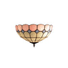 Tiffany mennyezeti lámpa 40 cm – Pink, rózsaszín